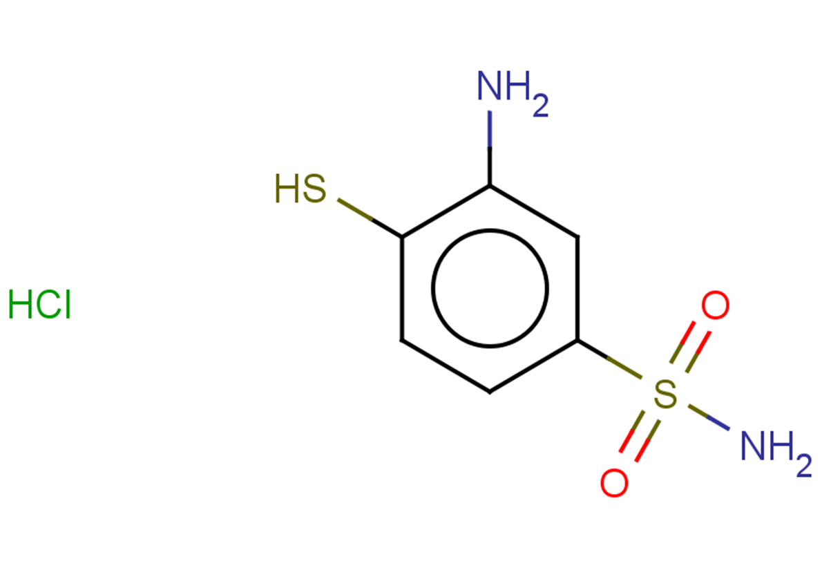 3-amino-4-sulfanylbenzene-1-sulfonamide hydrochloride