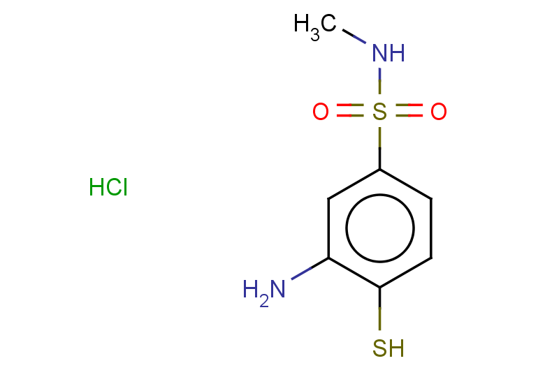 3-amino-N-methyl-4-sulfanylbenzene-1-sulfonamide hydrochloride