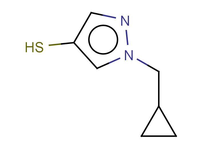 1-(cyclopropylmethyl)-1H-pyrazole-4-thiol