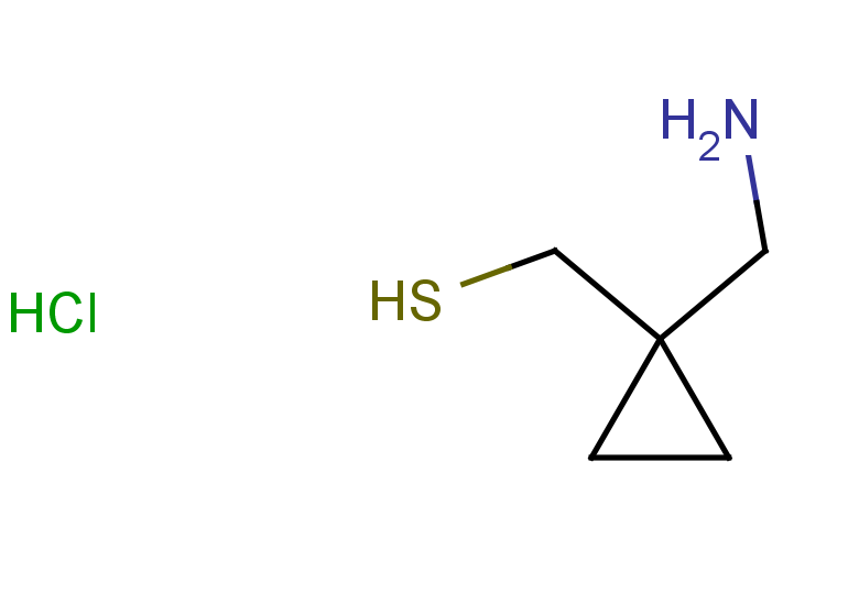 [1-(aminomethyl)cyclopropyl]methanethiol hydrochloride