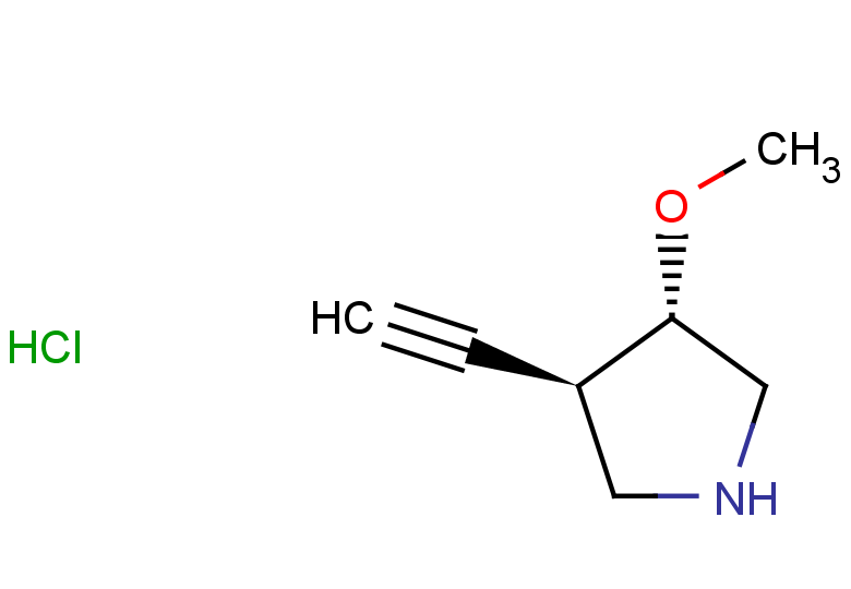(3R,4S)-3-ethynyl-4-methoxypyrrolidine hydrochloride