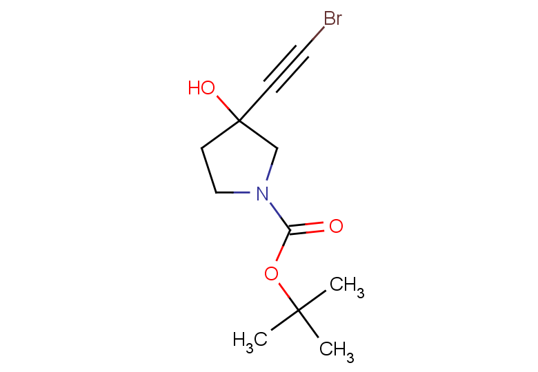 tert-butyl 3-(2-bromoethynyl)-3-hydroxypyrrolidine-1-carboxylate
