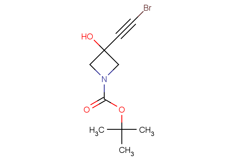 tert-butyl 3-(2-bromoethynyl)-3-hydroxyazetidine-1-carboxylate