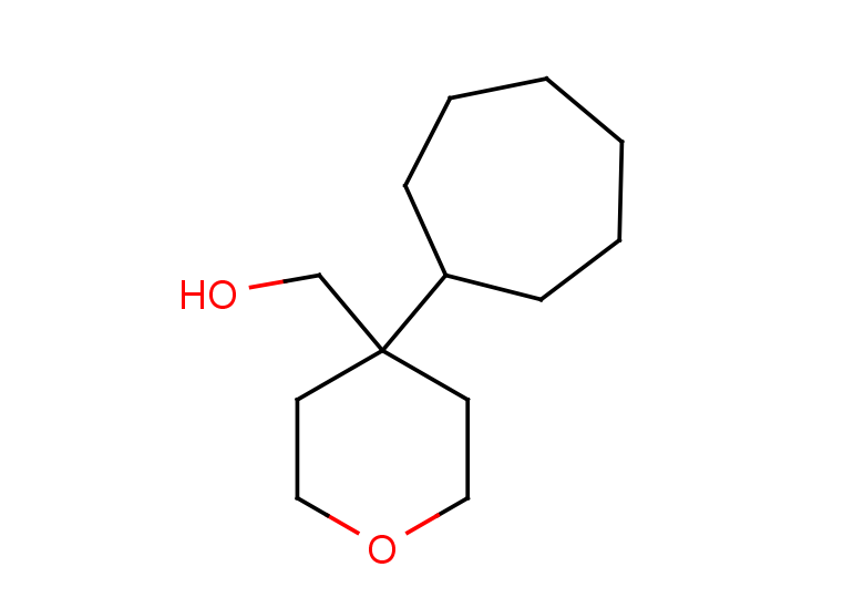 (4-cycloheptyloxan-4-yl)methanol