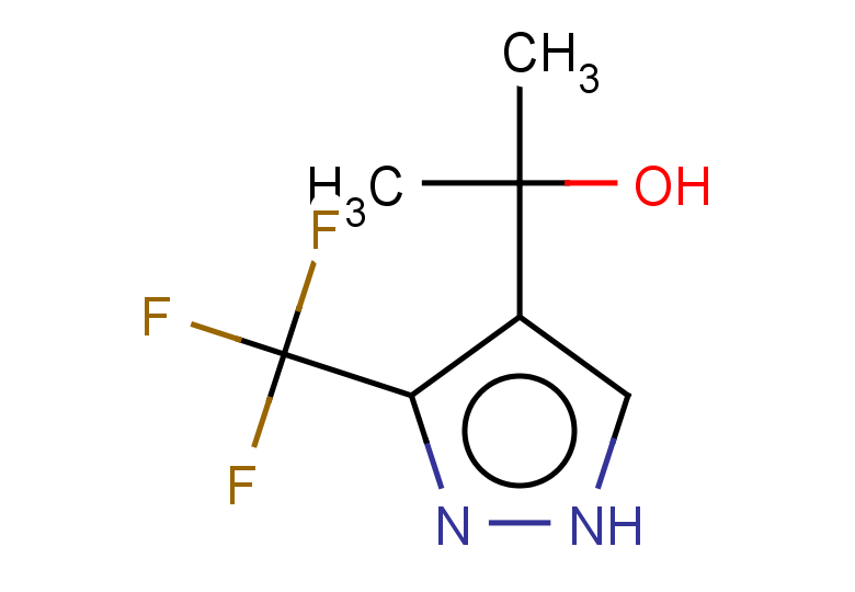 2-[3-(trifluoromethyl)-1H-pyrazol-4-yl]propan-2-ol