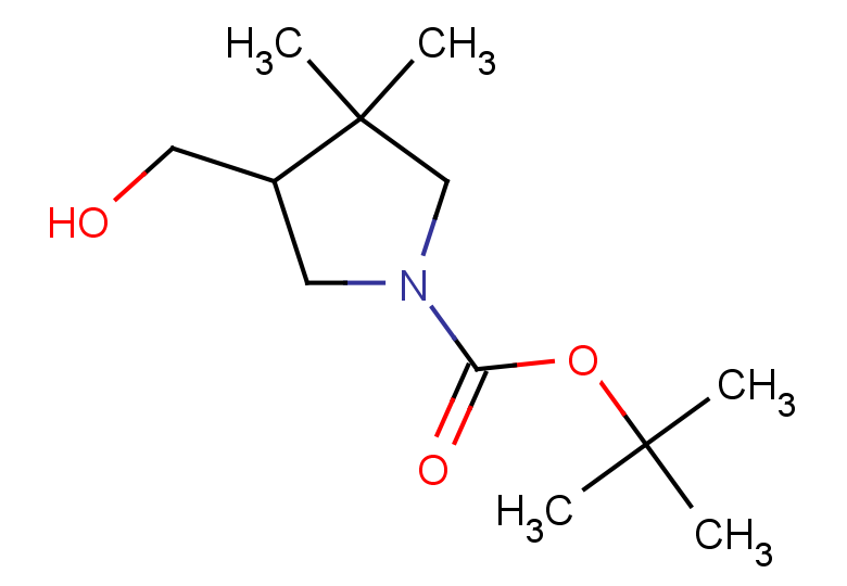 tert-butyl 4-(hydroxymethyl)-3,3-dimethylpyrrolidine-1-carboxylate