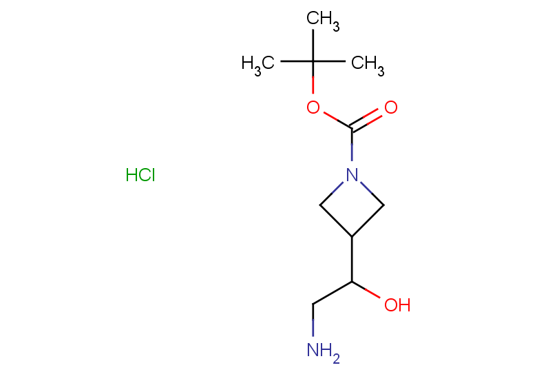 tert-butyl 3-(2-amino-1-hydroxyethyl)azetidine-1-carboxylate hydrochloride