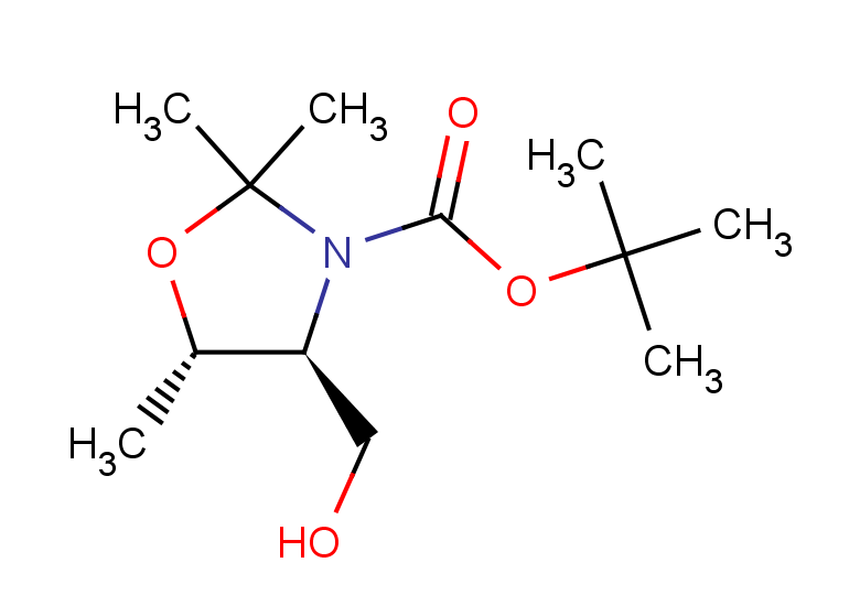 tert-butyl (4S,5S)-4-(hydroxymethyl)-2,2,5-trimethyl-1,3-oxazolidine-3-carboxylate