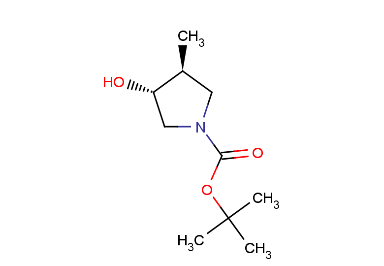 tert-butyl (3R,4S)-3-hydroxy-4-methylpyrrolidine-1-carboxylate