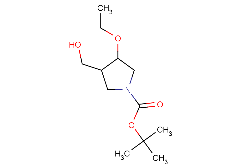 tert-butyl 3-ethoxy-4-(hydroxymethyl)pyrrolidine-1-carboxylate