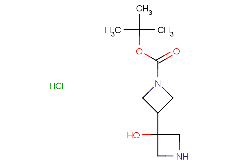 tert-butyl 3-(3-hydroxyazetidin-3-yl)azetidine-1-carboxylate hydrochloride