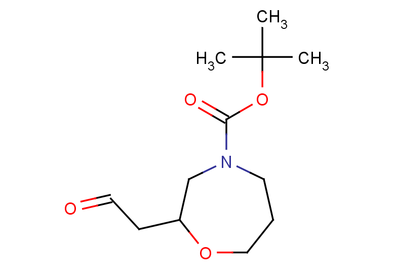 tert-butyl 2-(2-oxoethyl)-1,4-oxazepane-4-carboxylate