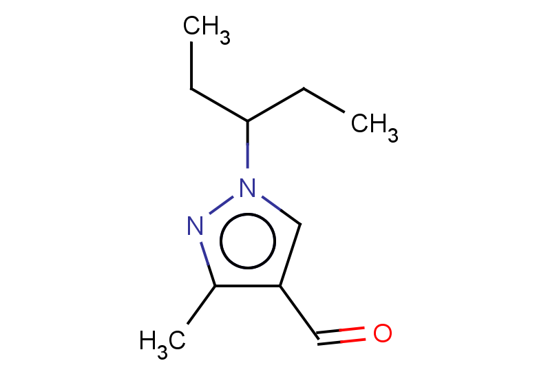 3-methyl-1-(pentan-3-yl)-1H-pyrazole-4-carbaldehyde