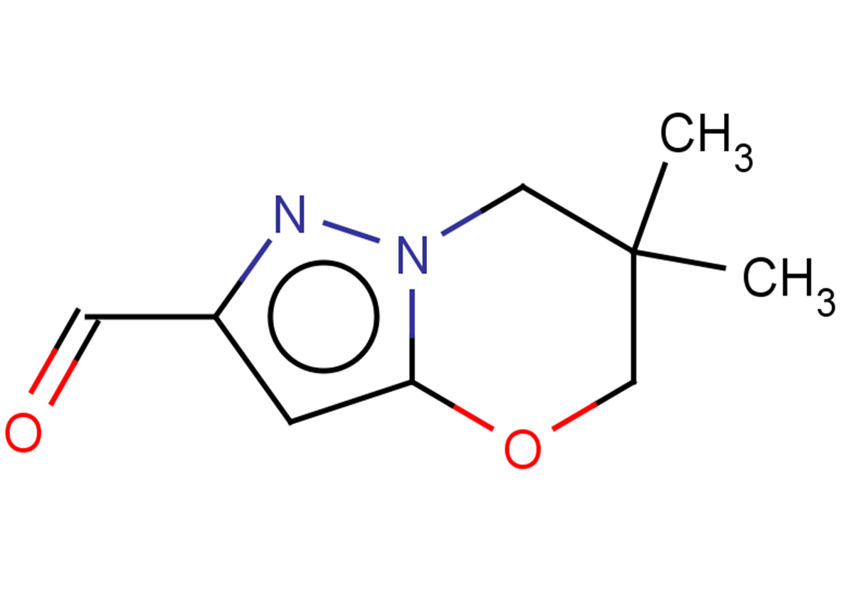 6,6-dimethyl-5H,6H,7H-pyrazolo[3,2-b][1,3]oxazine-2-carbaldehyde