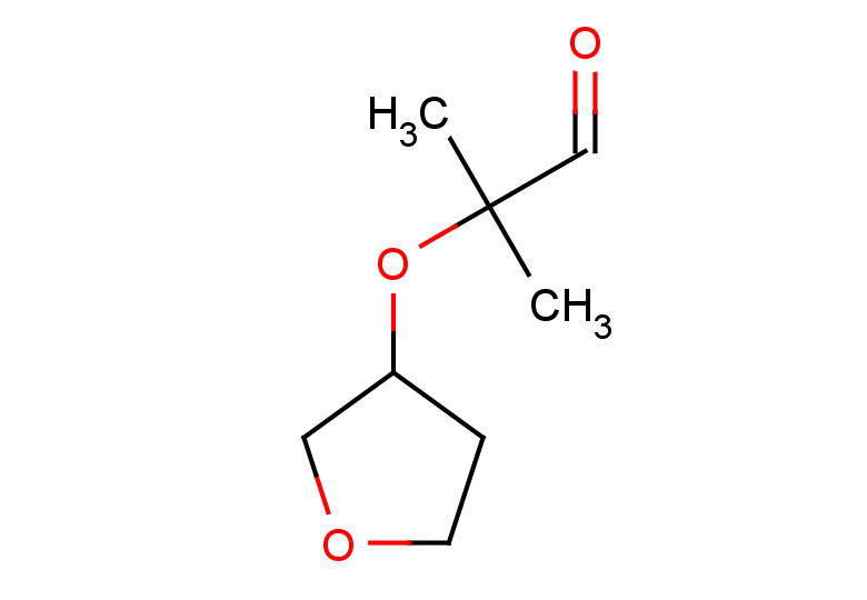 2-methyl-2-(oxolan-3-yloxy)propanal