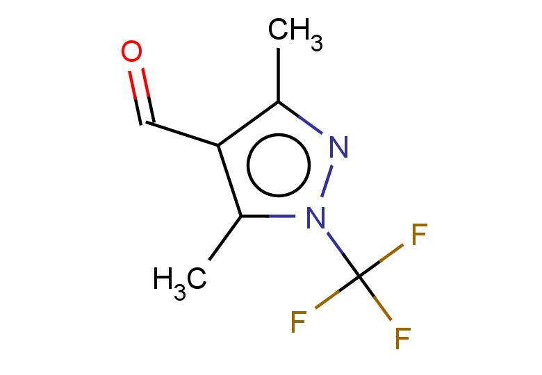 3,5-dimethyl-1-(trifluoromethyl)-1H-pyrazole-4-carbaldehyde