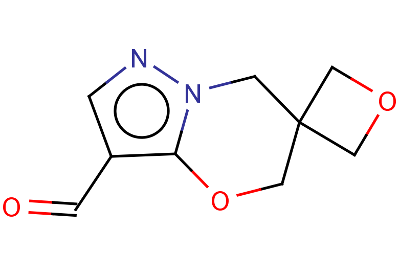 1',3'-dihydrospiro[oxetane-3,2'-pyrazolo[3,2-b][1,3]oxazine]-5'-carbaldehyde