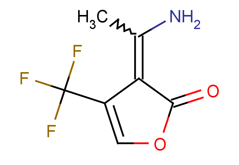 3-(1-aminoethylidene)-4-(trifluoromethyl)-2,3-dihydrofuran-2-one