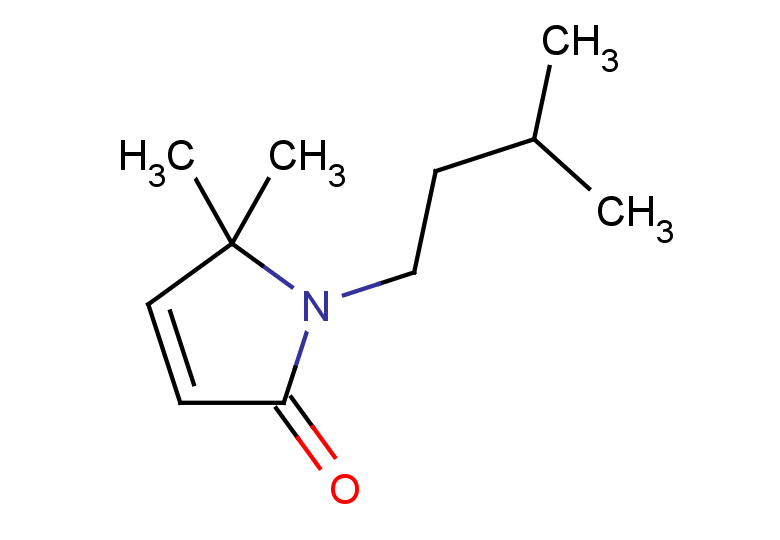 5,5-dimethyl-1-(3-methylbutyl)-2,5-dihydro-1H-pyrrol-2-one