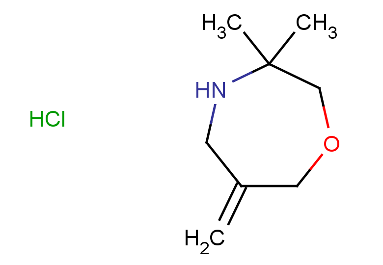 3,3-dimethyl-6-methylidene-1,4-oxazepane hydrochloride