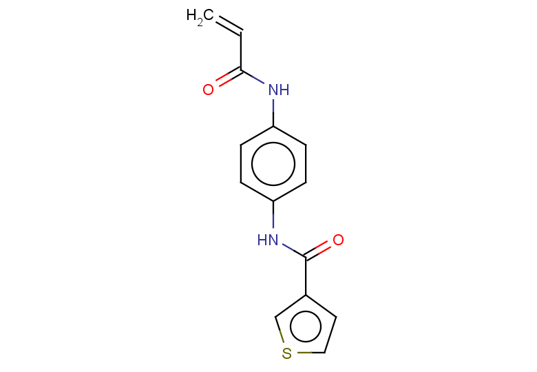 N-[4-(prop-2-enamido)phenyl]thiophene-3-carboxamide