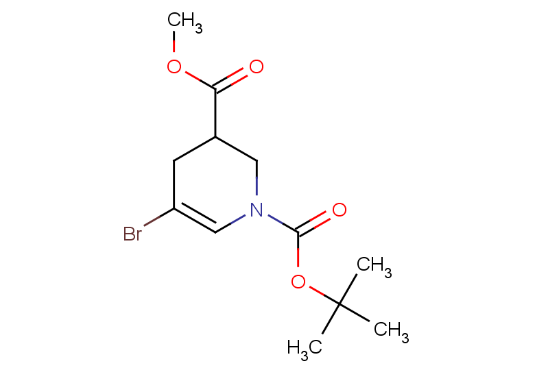 1-tert-butyl 3-methyl 5-bromo-1,2,3,4-tetrahydropyridine-1,3-dicarboxylate