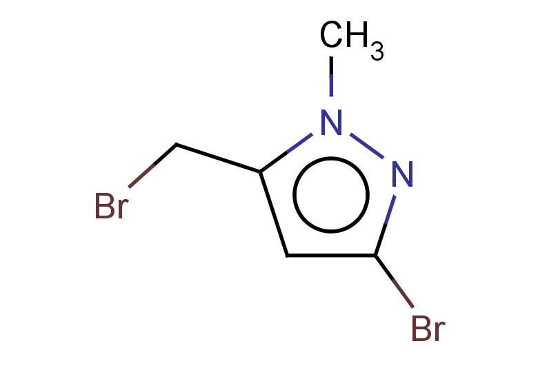 3-bromo-5-(bromomethyl)-1-methyl-1H-pyrazole