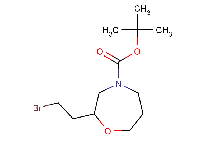 tert-butyl 2-(2-bromoethyl)-1,4-oxazepane-4-carboxylate