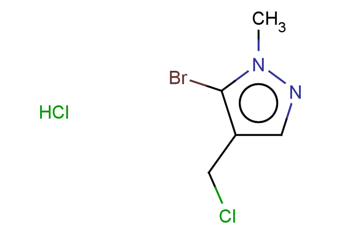 5-bromo-4-(chloromethyl)-1-methyl-1H-pyrazole hydrochloride