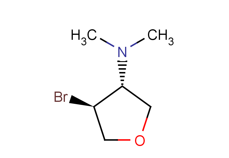 (3R,4S)-4-bromo-N,N-dimethyloxolan-3-amine
