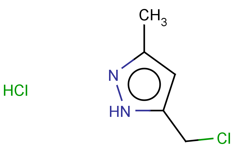 5-(chloromethyl)-3-methyl-1H-pyrazole hydrochloride