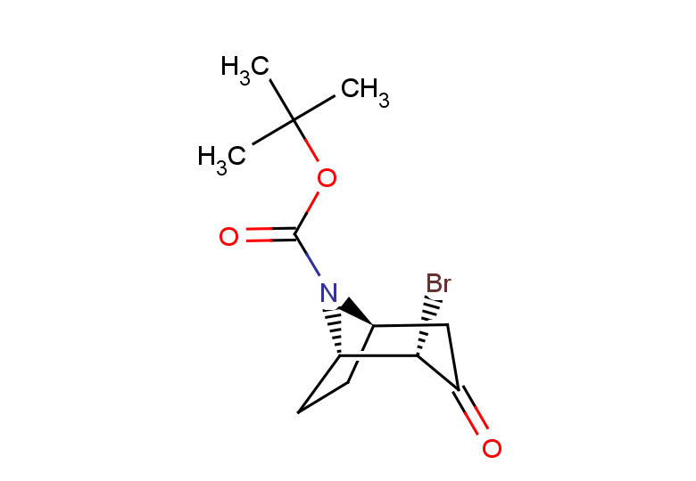 tert-butyl (1S,2S,5R)-2-bromo-3-oxo-8-azabicyclo[3.2.1]octane-8-carboxylate