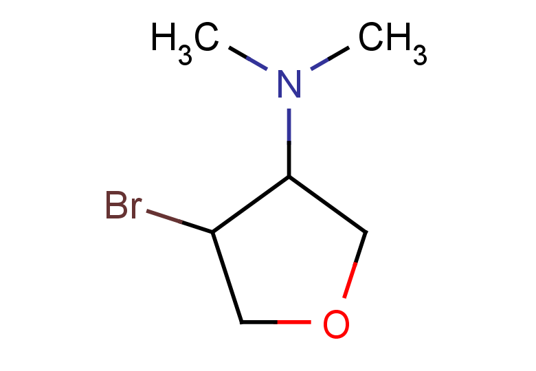 4-bromo-N,N-dimethyloxolan-3-amine