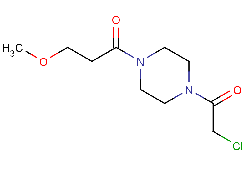1-[4-(2-chloroacetyl)piperazin-1-yl]-3-methoxypropan-1-one