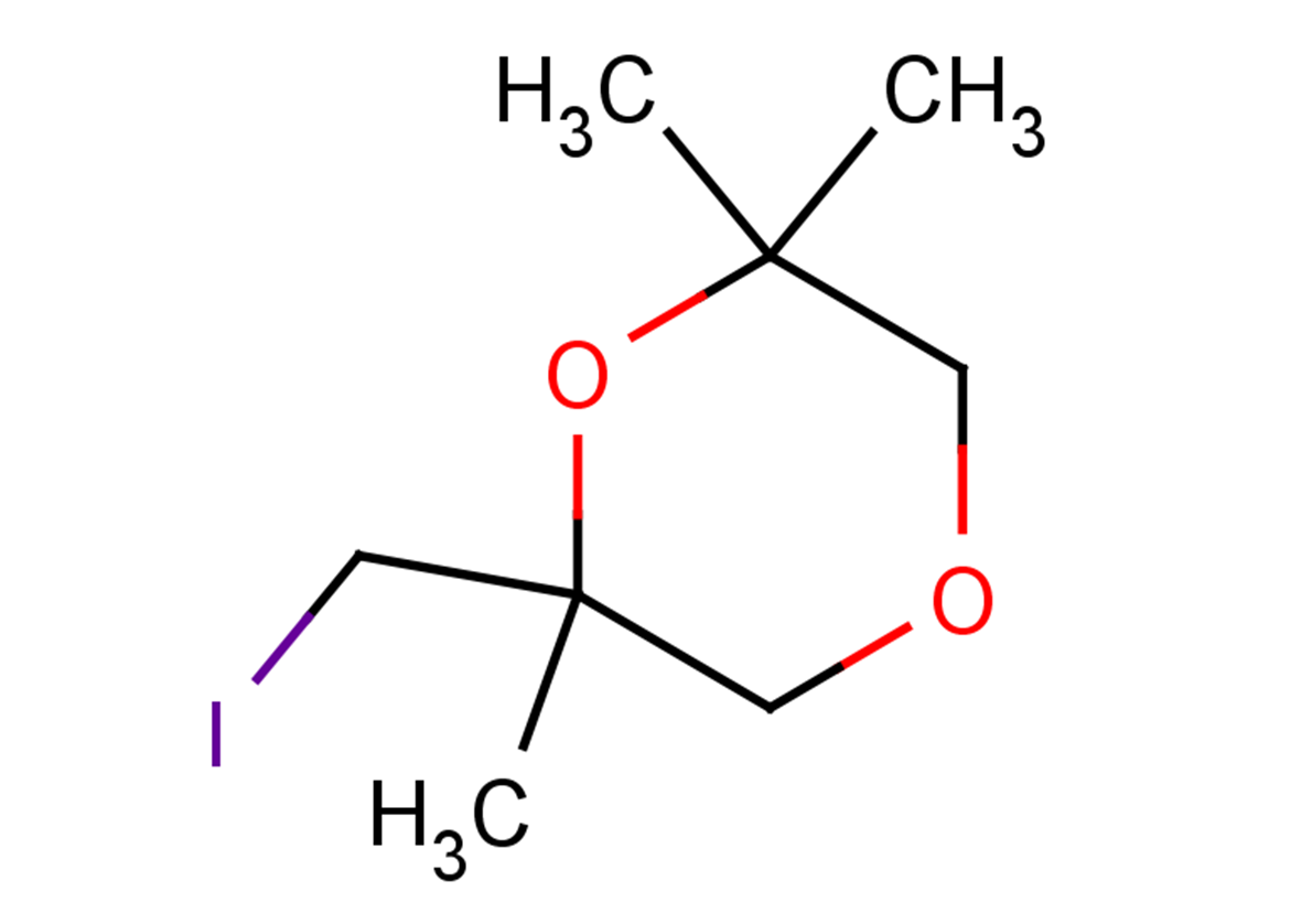 2-(iodomethyl)-2,6,6-trimethyl-1,4-dioxane