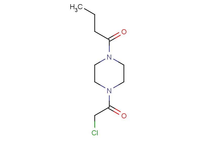 1-[4-(2-chloroacetyl)piperazin-1-yl]butan-1-one