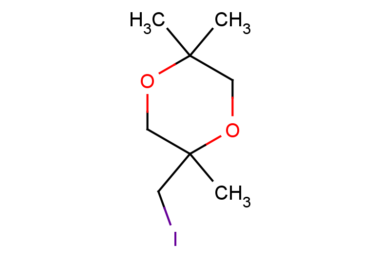 2-(iodomethyl)-2,5,5-trimethyl-1,4-dioxane