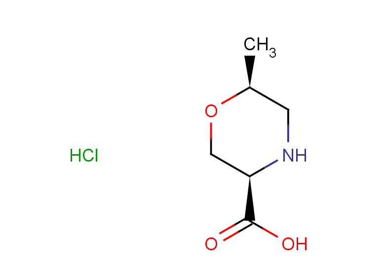 (3R,6S)-6-methylmorpholine-3-carboxylic acid hydrochloride