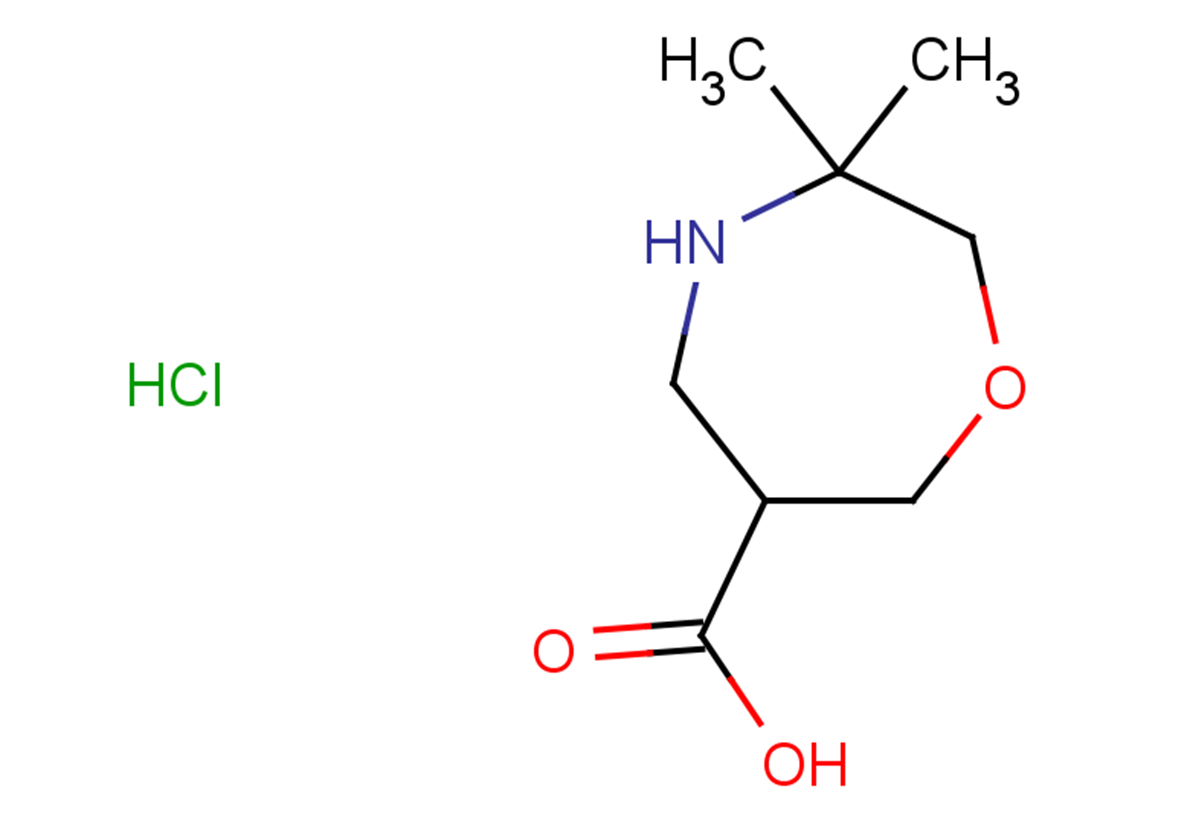 3,3-dimethyl-1,4-oxazepane-6-carboxylic acid hydrochloride