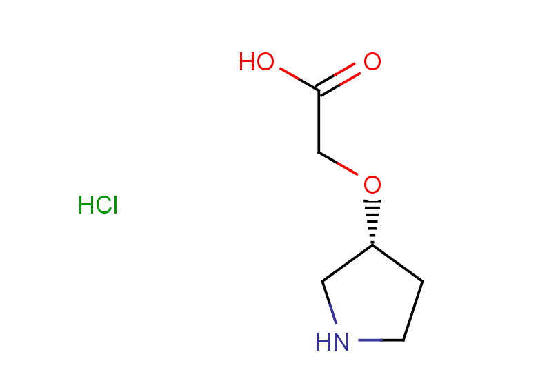 2-[(3R)-pyrrolidin-3-yloxy]acetic acid hydrochloride