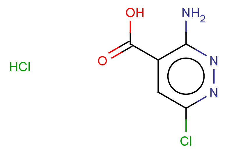 3-amino-6-chloropyridazine-4-carboxylic acid hydrochloride