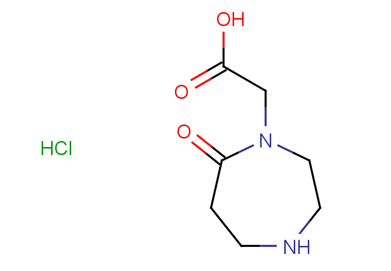 2-(7-oxo-1,4-diazepan-1-yl)acetic acid hydrochloride