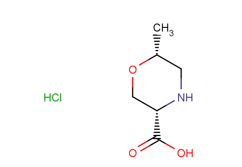 (3S,6R)-6-methylmorpholine-3-carboxylic acid hydrochloride