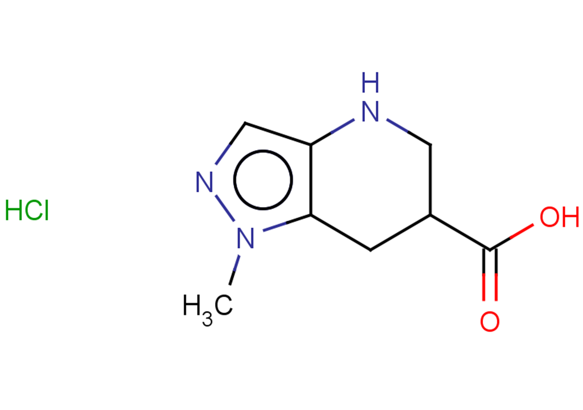 1-methyl-1H,4H,5H,6H,7H-pyrazolo[4,3-b]pyridine-6-carboxylic acid hydrochloride