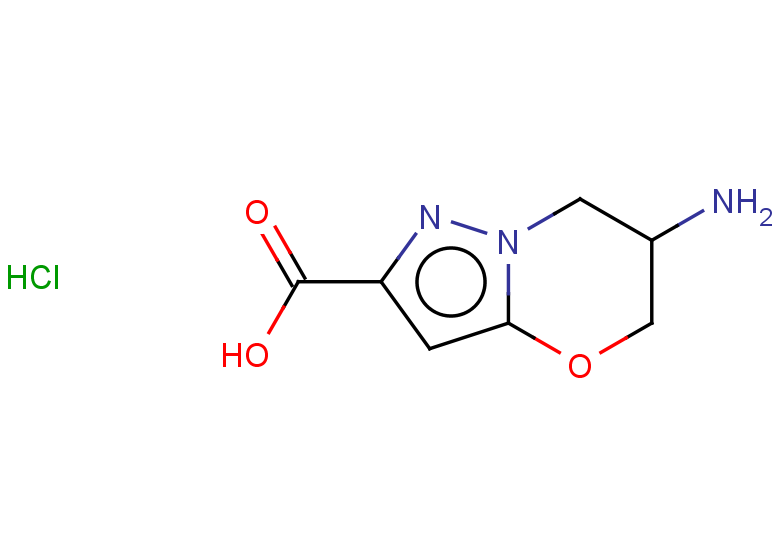 6-amino-5H,6H,7H-pyrazolo[3,2-b][1,3]oxazine-2-carboxylic acid hydrochloride