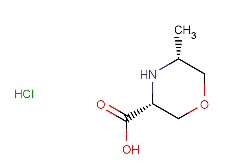 (3R,5R)-5-methylmorpholine-3-carboxylic acid hydrochloride