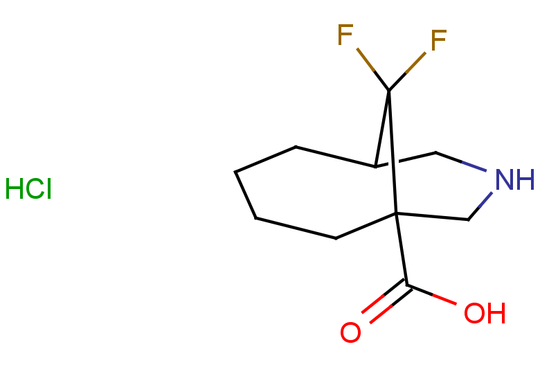 10,10-difluoro-8-azabicyclo[4.3.1]decane-1-carboxylic acid hydrochloride