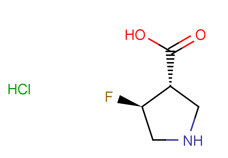 (3S,4S)-4-fluoropyrrolidine-3-carboxylic acid hydrochloride