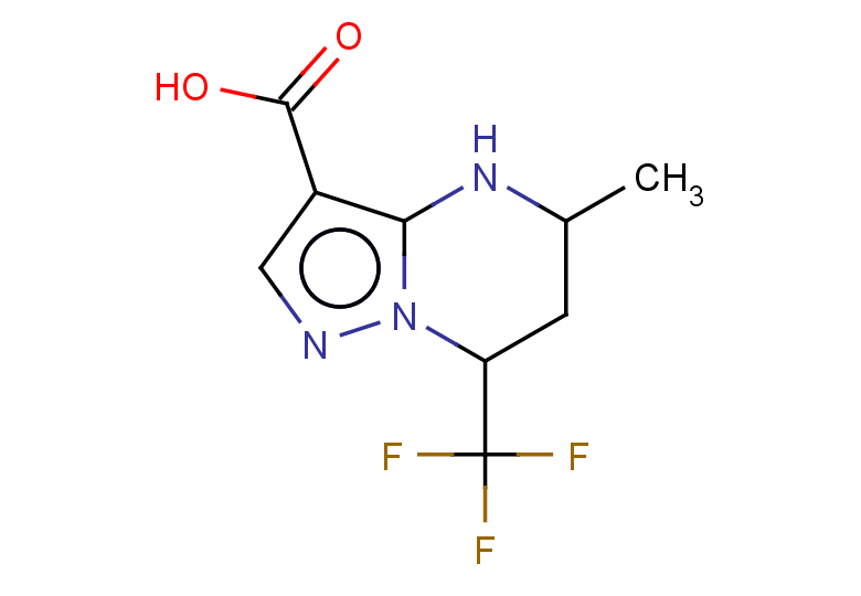 5-methyl-7-(trifluoromethyl)-4H,5H,6H,7H-pyrazolo[1,5-a]pyrimidine-3-carboxylic acid