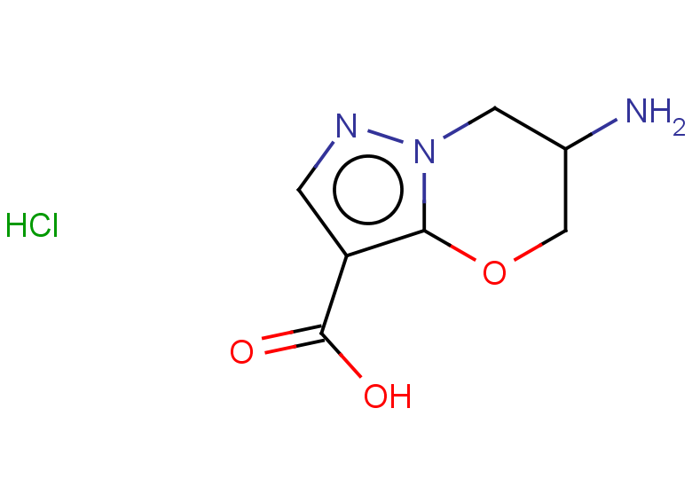 6-amino-5H,6H,7H-pyrazolo[3,2-b][1,3]oxazine-3-carboxylic acid hydrochloride